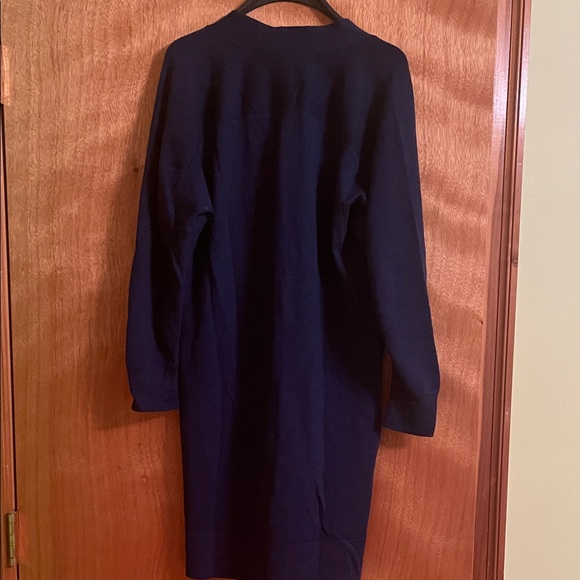 DVF LONG NAVY SWEATER - Picture 2 of 5